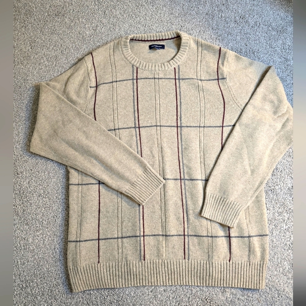 Croft & Barrow Crewneck Sweater Unisex Grandpa Grandma Coastal Preppy Fall